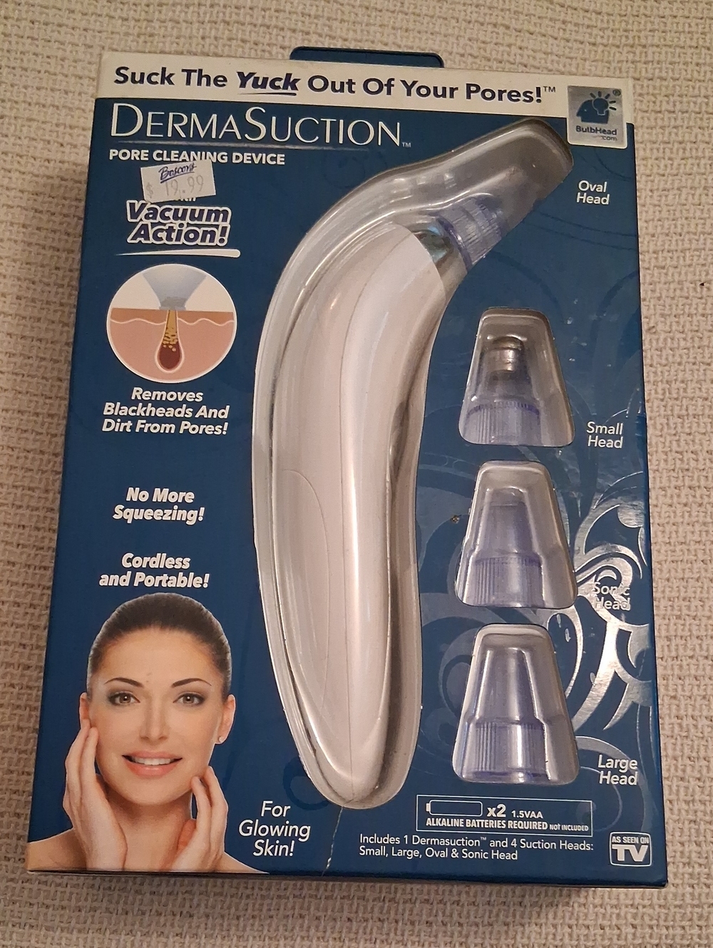 White Pore Cleaning Device - Cordless Blackhead Remover